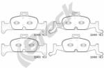 BRECK set placute frana, frana disc BRECK 22402 00 551 00 (22402 00 551 00)
