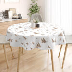 Goldea kör alakú terítő - extra erős 100% - os pamut - hegyvidéki táj Ø 120 cm