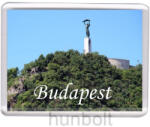  Budapest Gellérthegy- Szabadság-szobor hűtőmágnes (műanyag keretes)