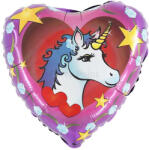  Lufi 18" 45cm Unikornis, szív (LUFI921104)