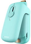  SMARTECH Mini Aparat de Sigilat Pungi, Cutter inclus, Cu baterii, Bleu
