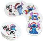  Nyomtatott fa tábla - Stitch karácsonyi szett 5db/csomag - kosarbolt