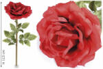 Decorer Set 2 Trandafiri artificiali rosii verzi 40x113 cm (A56.25.63)