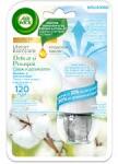 Air Wick Електрически ароматизатор машинка+пълнител Air Wick Essential Oils с етерични масла 19мл - Cotton & Crisp Air (3657)