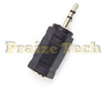 Compatibil Adaptor Jack 3.5mm Mama - Jack 2.5mm Tata, Model Negru - pentru Sisteme Audio (AJ35J2)