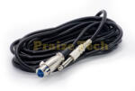 Compatibil Cablu Jack 6.3mm Mono Tata - XLR Canon Mama, 5m Lungime - Cablu pentru Instrumente Profesionale (CJ6TXL5)