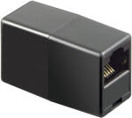 Compatibil Adaptor UTP Retea Mama-Mama, Negru, Cat5e (AUT8NM)