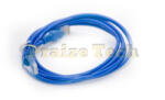 Compatibil Cablu UTP Retea, Lungime 2m, Albastru, Ethernet Cat 5e (CUTP2MA)