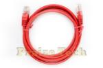Compatibil Cablu UTP Retea, 1.5m Lungime, Rosu, Ethernet Cat 5e (CUTP15R)