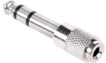 Compatibil Adaptor Jack 3.5mm Mama - Jack 6.3mm Tata Stereo, Metal (AJ3J6AST)