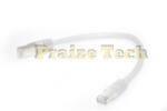 Compatibil Cablu S FTP Retea Cat6, Lungime 0.25m, Gri, Ethernet (CFT6025)