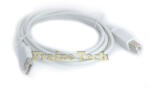 Compatibil Cablu USB A Tata - USB B Tata, Alb, Cablu Imprimanta, 1.5 M Lungime - Ideal pentru Scanner, HDD extern, Hub USB (CUTAB1)