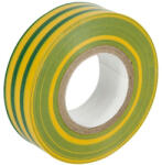 Compatibil Banda Izolatoare, Model Galben-Verde, 0.13x19mm, 10m Lungime - Banda Izolatoare PVC pentru Cabluri Electrice (BIS19GV1)