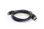 Compatibil Cablu USB Tata A - USB Tata Tip C, Lungime 1m, Model Negru - pentru Smartphone, Laptop, Hub USB (CUTC1MN)