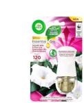 Air Wick Електрически ароматизатор машинка+пълнител Air Wick Essential Oils с етерични масла 19мл - Smooth Satin & Moon Lily (3657)