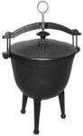 Activa Grillküche Ceaun vanatoresc din fonta cu capac 4, 5 litri Activa (ACT19890) Ceaun