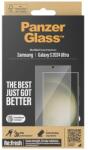 Panzer Samsung Galaxy S24 Ultra (SM-S928) képernyővédő üveg (3d, ütésállóság, 9h + segédkeret) átlátszó (7352)