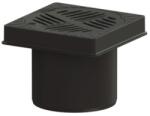 KESSEL trap pentru baie cu grătar 25.8 cm negru 67985 (67985)