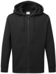 Portwest B312 Zippzáras kapucnis pulóver Fekete - 3XL (PW-B312BKRXXXL) - megatool