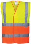 Portwest C481 Kéttónusú láthatósági mellény Sárga/Narancs - XXL/3XL (PW-C481YORXX-3X) - megatool