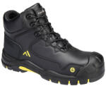 Portwest FC18 Apex Composite Mid bakancs S3S ESD HRO SR SC FO Fekete/Sárga - 41 (PW-FC18BKY41) - megatool