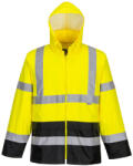 Portwest H443 Hi-Vis Classic Contrast esődzseki Sárga/Fekete - 5XL (PW-H443YBR5XL) - megatool