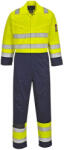 Portwest MV28 Hi-Vis Modaflame overál Sárga/Navy - L (PW-MV28YNTL) - megatool