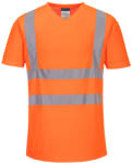 Portwest S179 Hi-Vis pamut póló pamut hálós betétes póló S/S Narancs - XL (PW-S179ORRXL) - megatool