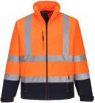 Portwest S425 Láthatósági kontraszt Softshell (3L) Narancs/Navy - S (PW-S425ONRS) - megatool
