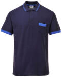 Portwest TX20 Texo Contrast pólóing Navy - M (PW-TX20NARM) - megatool