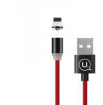 USAMS SJ292USB02 mágneses Lightning töltőkábel piros (1299154)