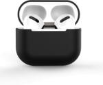 Hurtel Szilikon AirPods 3-hoz - puha fekete tok fejhallgatókhoz (case C)
