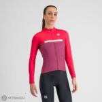 Sportful PISTA THERMAL női mez, raspberry pink white (XL)