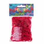 Rainbow Loom Elastice originale Rainbow Loom cu 600 bucăţi fuchsia de la 6 ani (RL7849)