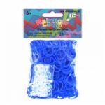 Rainbow Loom Elastice originale Rainbow Loom cu 600 bucăţi albastru de ocean (RL7808)