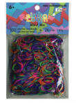 Rainbow Loom Mix elastice originale Rainbow Loom colorate transparente 600 bucăţi de la 6 ani (RL7840)