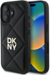 DKNY iPhone 16 Fekete DKNY Steppelt Logós tok
