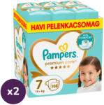 Pampers INGYENES SZÁLLÍTÁS - Pampers Premium Care pelenka 7, 15+ kg, HAVI PELENKACSOMAG 1+1 216 db
