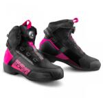 Shima Edge Vent női motoros cipő fekete-rózsaszín