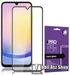 XPRO Samsung Galaxy A25 5G (SM-A256), A15 5G (SM-A156), 4G (SM-A155), Xpro Flexible 9H Nano Glass rugalmas edzett üveg, 1db, 0.15 mm vékony, A teljes kijelzőt védi, Fekete