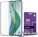 XPRO Huawei Honor X40, X9a, Magic5 Lite, Xpro Flexible 9H Nano Glass rugalmas edzett üveg, 1db, 0.15 mm vékony, A teljes kijelzőt védi, Fekete