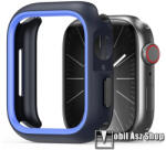 DUX DUCIS BAMO okosóra műanyag védő tok / keret (bumper) - FEKETE / SÖTÉTKÉK - szilikon keret, ERŐS VÉDELEM! - APPLE Watch Series 7 (41mm) / Series 8 (41mm) / Series 9 (41mm)