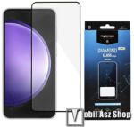MyScreen Samsung Galaxy S24 FE SM-S721, Myscreen Diamond Glass Lite Edge előlap védő karcálló edzett üveg, 9H, 0.33 mm, A teljes felületén tapad, A teljes kijelzőt védi, Fekete (MD9276DGLFG)