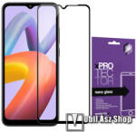 XPRO Xiaomi Redmi A1, A1 Plus, A2, A2 Plus, Poco C50, C51, Xpro Flexible 9H Nano Glass rugalmas edzett üveg, 1db, 0.15 mm vékony, A teljes kijelzőt védi, Fekete