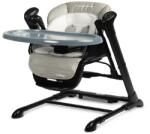 Caretero Indigo Etetőszék és Hinta 2in1: Black Grey