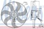 NISSENS Ventilator, radiator SKODA ROOMSTER Praktik (5J) (2007 - 2015) NISSENS 85725