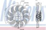 NISSENS Ventilator, radiator AUDI A4 Avant (8E5, B6) (2001 - 2004) NISSENS 85731