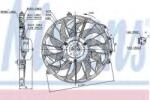 NISSENS Ventilator, aer conditionat BMW Seria 3 (E36) (1990 - 1998) NISSENS 85648