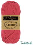 Scheepjes Catona 258 Rosewood - piros pamut fonal - 50gramm