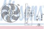 NISSENS Ventilator, radiator PEUGEOT PARTNER caroserie (5) (1996 - 2012) NISSENS 85658